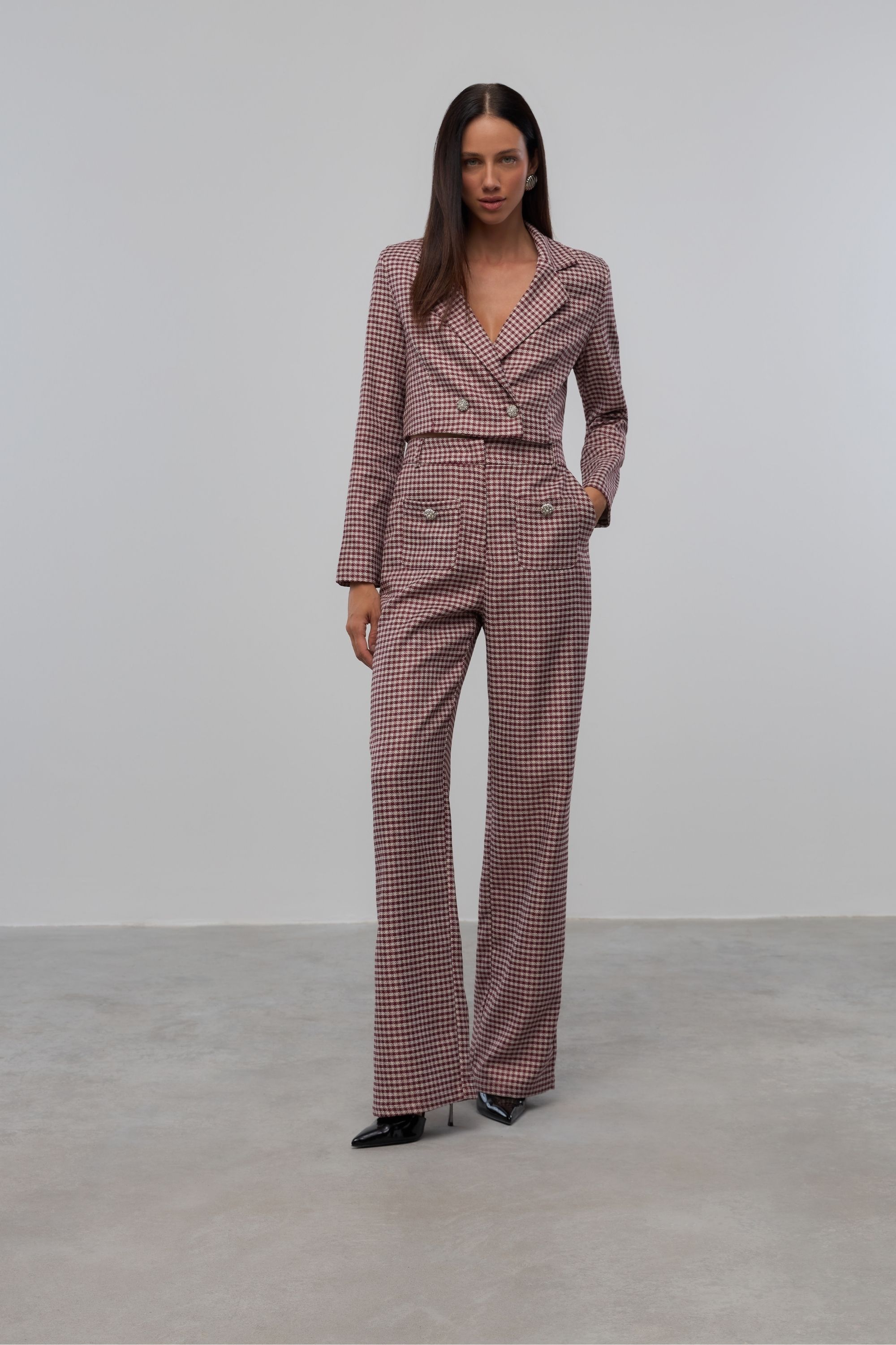 Kase Tweed Midi Cocoon Coat main image 1